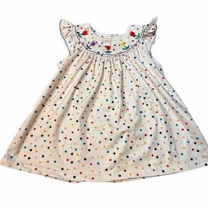 Colorful Polka Dot Kids Dress